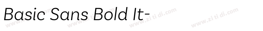 Basic Sans Bold It字体转换 Basic Sans Bold It字体转换
